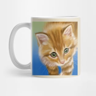 Smitten by a Yellow Tabby Kitten Mug